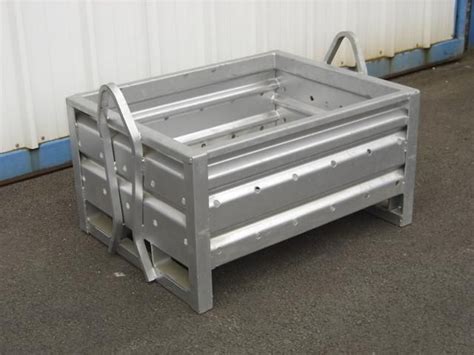 metal palette box|heavy duty pallet box.